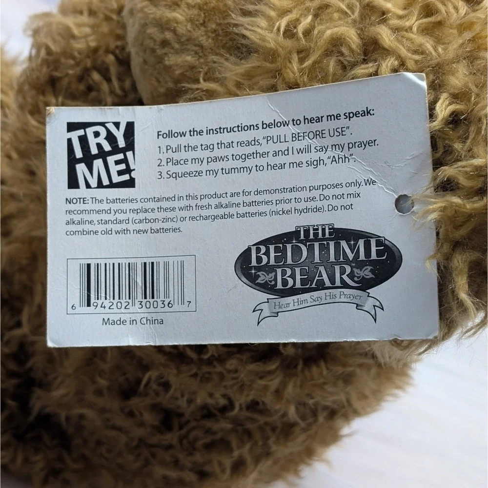 The Bedtime Bear Hear Him Say His Prayers